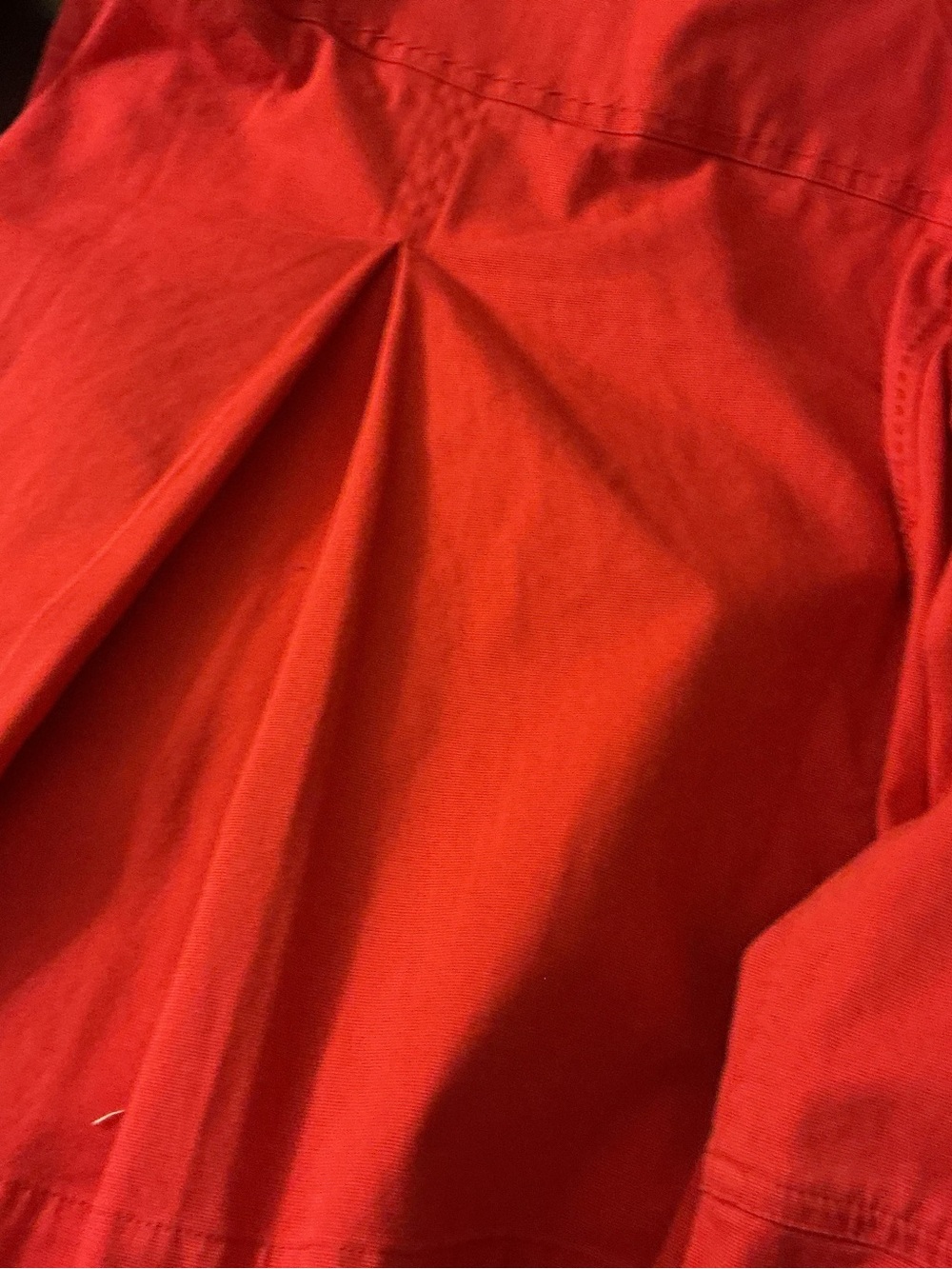 L.L. Bean Red Button-Front Jean Jacket - Picture 10 of 12